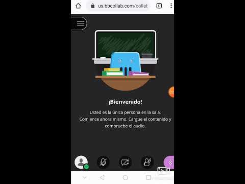 Instalación de app  Blackboard en telefono para estudiantes  y uso de collaborate en el