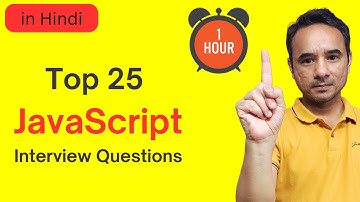 Top 25 JavaScript Interview Questions and Answers in Hindi