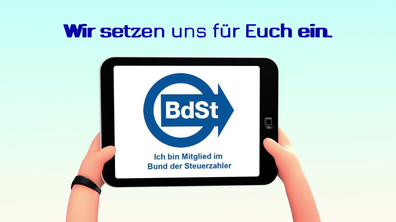 Jetzt Mitglied Werden Beim Bund Der Steuerzahler Nrw Youtube