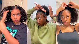 Top 15 Gorgeous 4c Natural Hairstyles Compilation 💞 Viral Black Hair TikToks