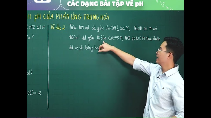 Cách tính toán ph đẳng điện của đa acid