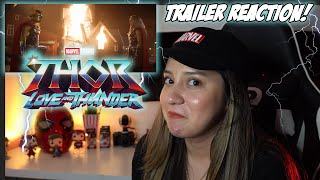 MY REACTION TO THOR LOVE AND THUNDER TRAILER! *did not see that coming...