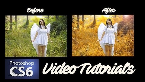 Photoshop Tutorial - Easy Make Colors Autumn Effect (HD)