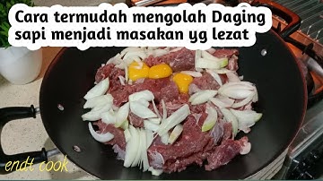 Cara membuat bistik daging sapi paling mudah #Shorts