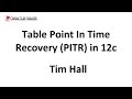 Table point in time recovery pitr in oracle database 12c