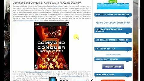 How to download  command and conquer 3 Kane Wrath