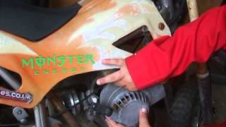 FITTING A NEW KILL STOP SWITCH ON A MINI MOTO