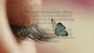 😔Not a Single Thank You😔#songwriter #lovebroken #lover #ai #lovemusic 
