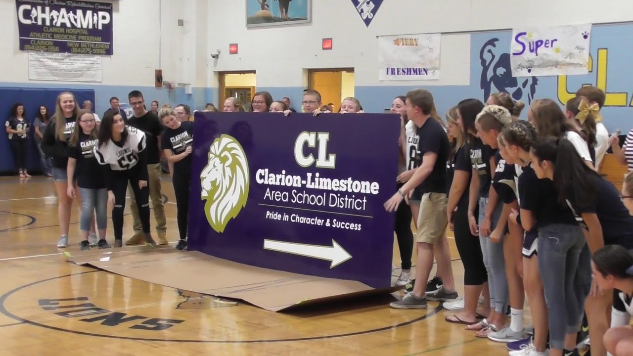 Unveiling New Clarion Limestone Sign YouTube