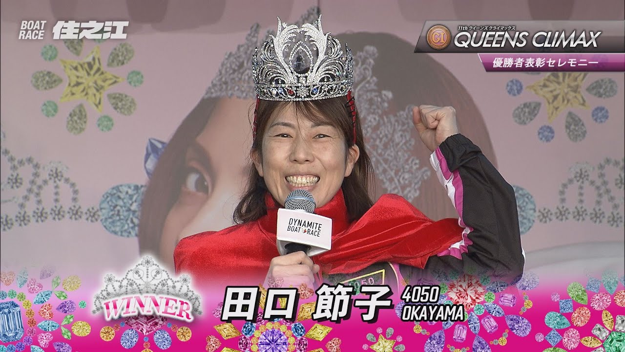 2022年クイーンズクライマックスで田口節子選手が大会連覇達成！賞金