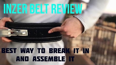 Inzer Lever Belt Review - How to Break In Inzer Belt - Sizing Guide!