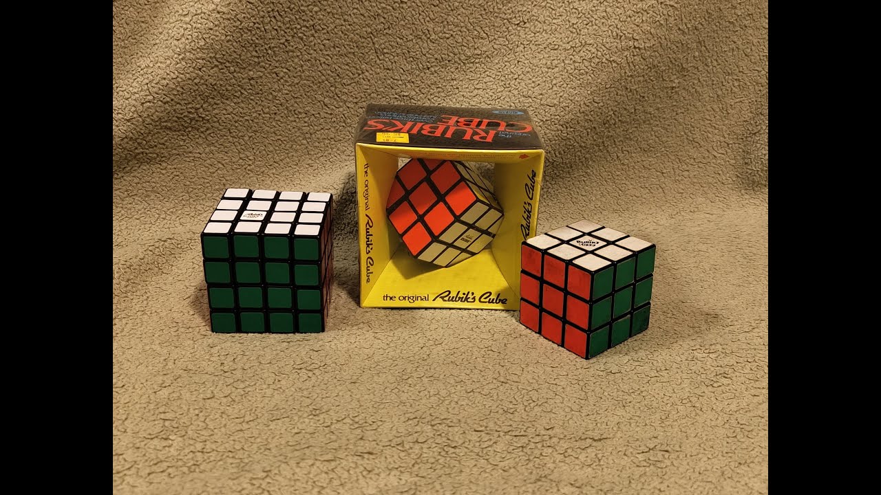vintage rubik's cube collection - YouTube