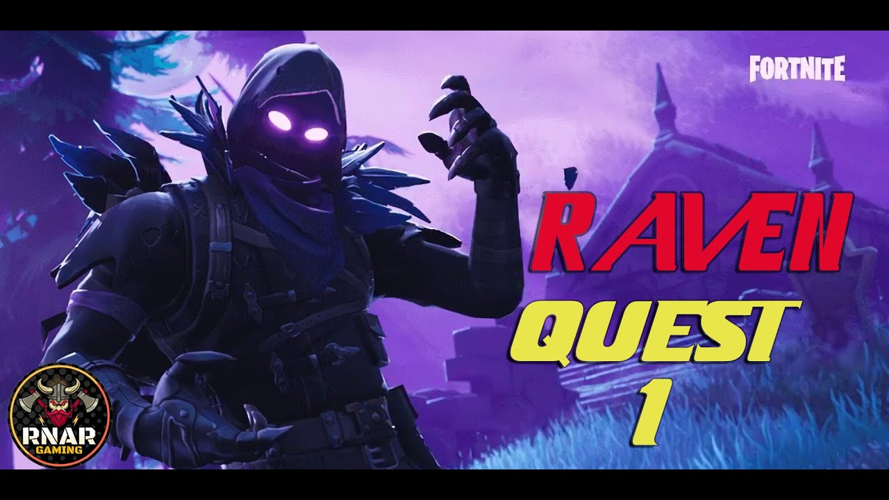Destroy Sideways Rocks - RAVEN QUEST 1 (RAVEN Location)| Fortnite Season 8