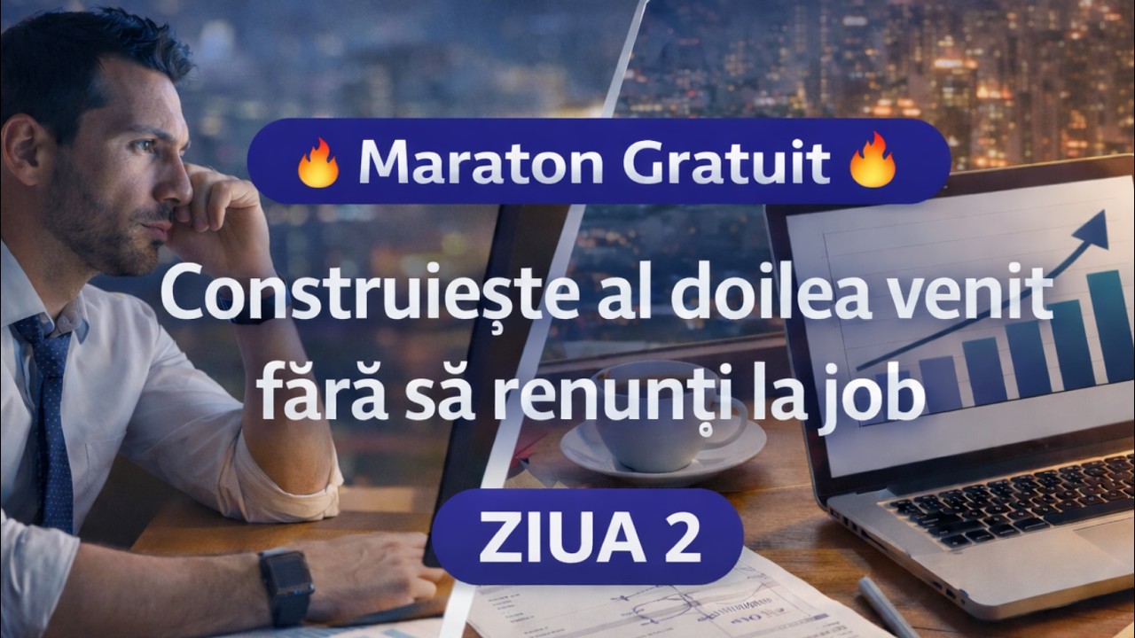 Maraton Gratuit - Construiește al doilea venit fără să renunți la job | ziua 2