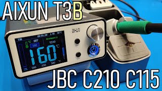 SDG #232 New Aixun T3B JBC Style C210 and C115 Soldering Station (also T210 or T115)