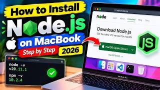 How to Download & Install Node.js on MacBook (2027) 🍎 | Step-by-Step Tutorial
