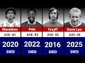Football Legends We Lost (1938-2025) – Tribute to the Greatest Players" part 2