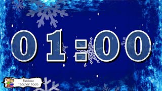 1 Minutes Winter Snow Timer No Music