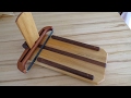 Home Built Bread Board And Knife Built From Back Yard Trees
