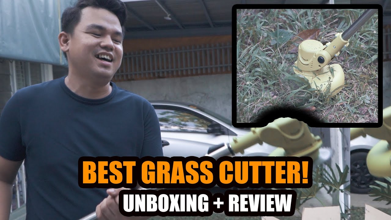 BEST CORDLESS GRASS CUTTER | UNBOXING + REVIEW - YouTube