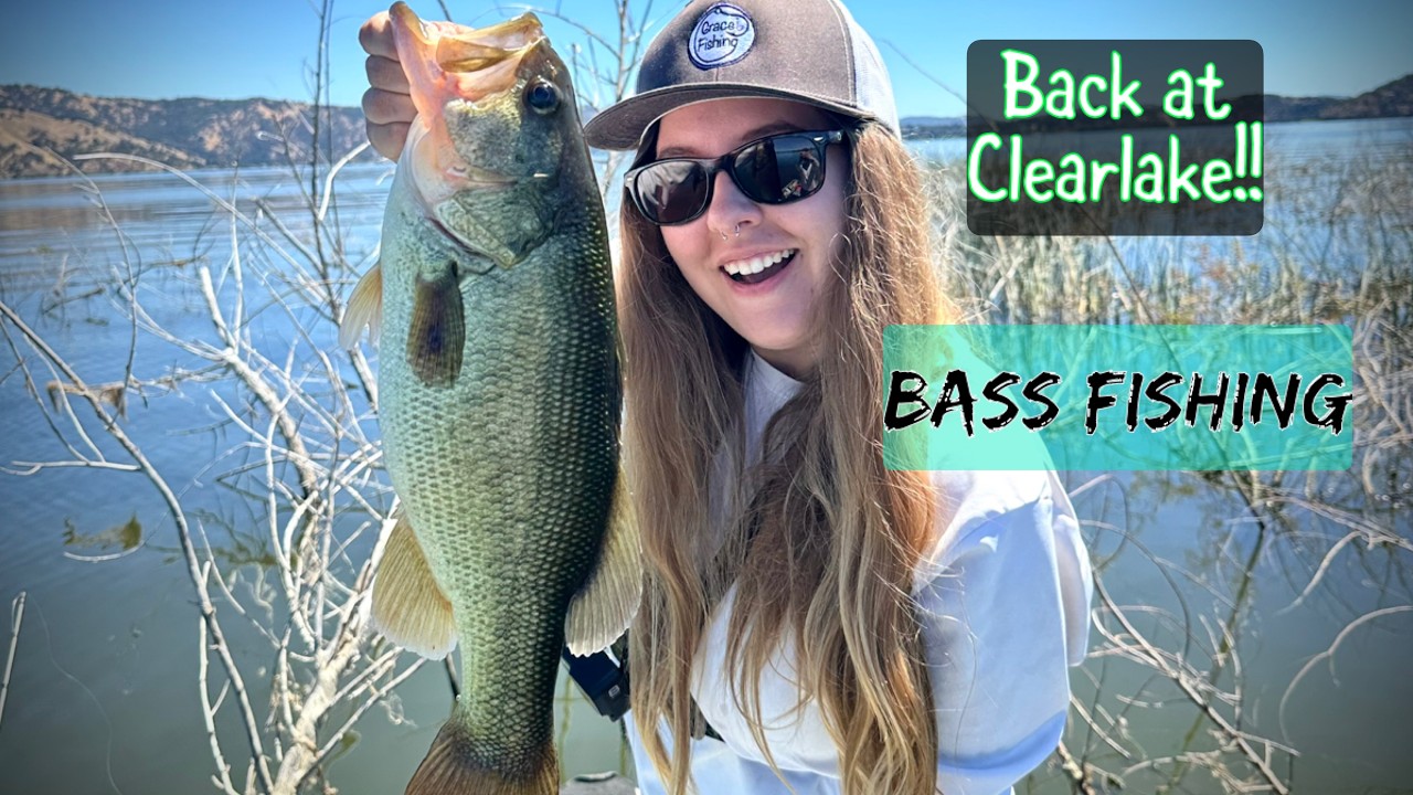 Bass Fishing Clearlake CA!! Lets see what lures are working!