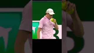 Spettatore disturba, Sinner perde la pazienza #perte #video #viral #tennis #best #sports