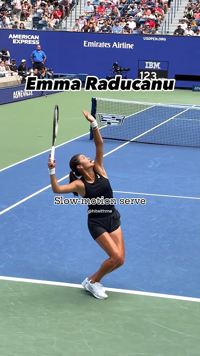 Emma Raducanu slow-motion serve 🚀 🎾 #emmaraducanu #raducanu #tennis