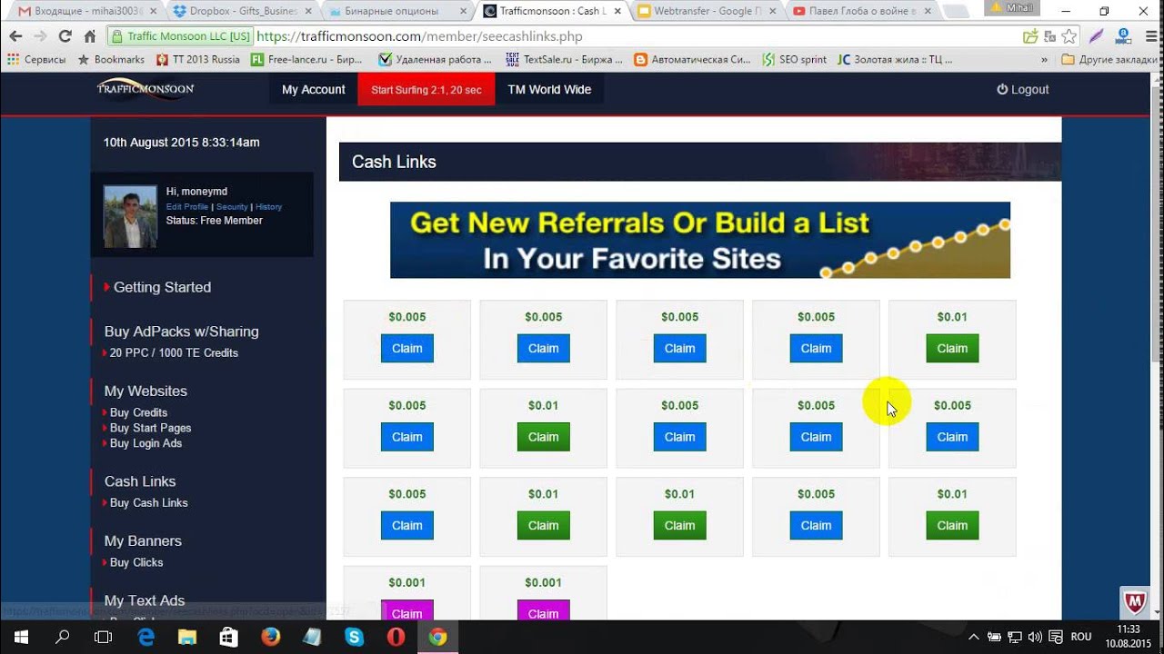 Plata primita de la Trafficmonsoon - YouTube