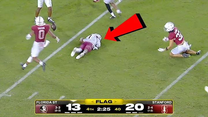 Thomas Castellanos Gets KNOCKED OUT After Dirty Hit to the Head! Florida State Season is OVER