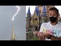 Lightning Struck Cinderella Castle & The Great Hotdog Hunt Of 2020 At Disney World's Magic Kingdom!