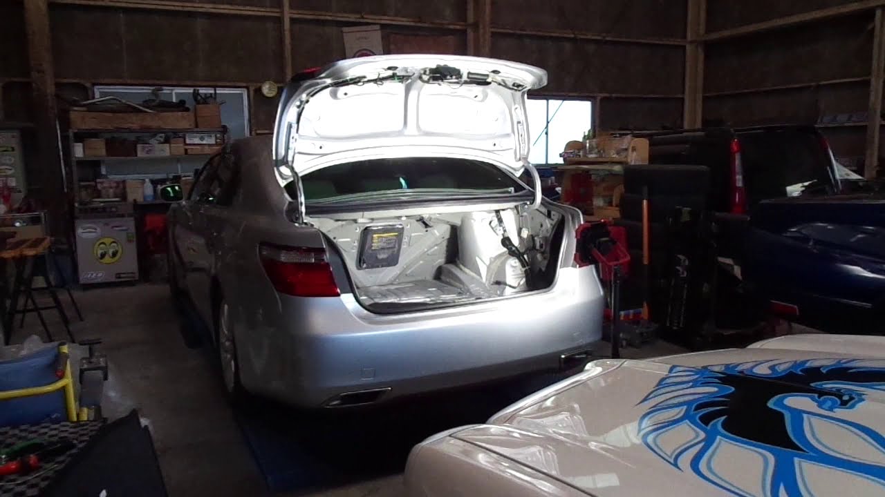 平成１８年 レクサス Ls460 トランク ロック修理 Youtube