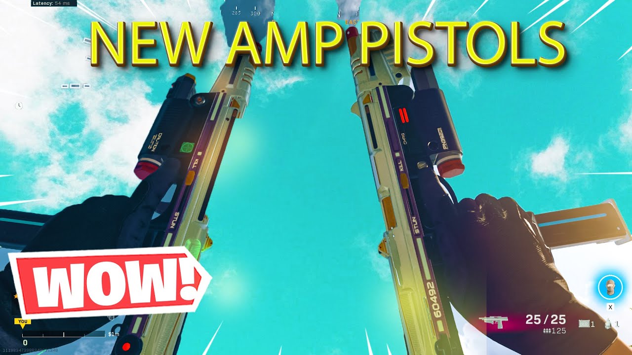 *NEW* AMP-63  FULL- AUTO PISTOLS IN WARZONE is OVERPOWERED ! (WARZONE )