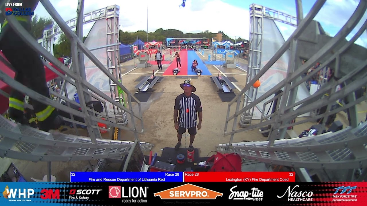 Tandem Race 28 Fire and Rescue Department of Lithuania Red VS Lexington KY Fire Department Coed