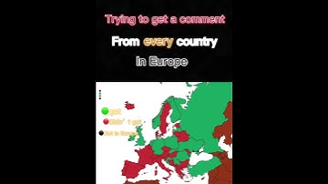 Trying to get a comment from every country from Europe(part 3)