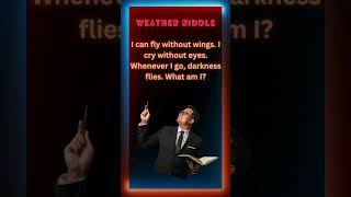 Solving the Riddle: What Flies Without Wings, Cries Without Eyes, and Chases Darkness? #shorts