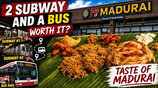 Mission Biryani: 2 Subways + 1 Bus to Taste of Madurai 🚇🚌 | சாப்பாடு Worth Ah? 🤤🔥
