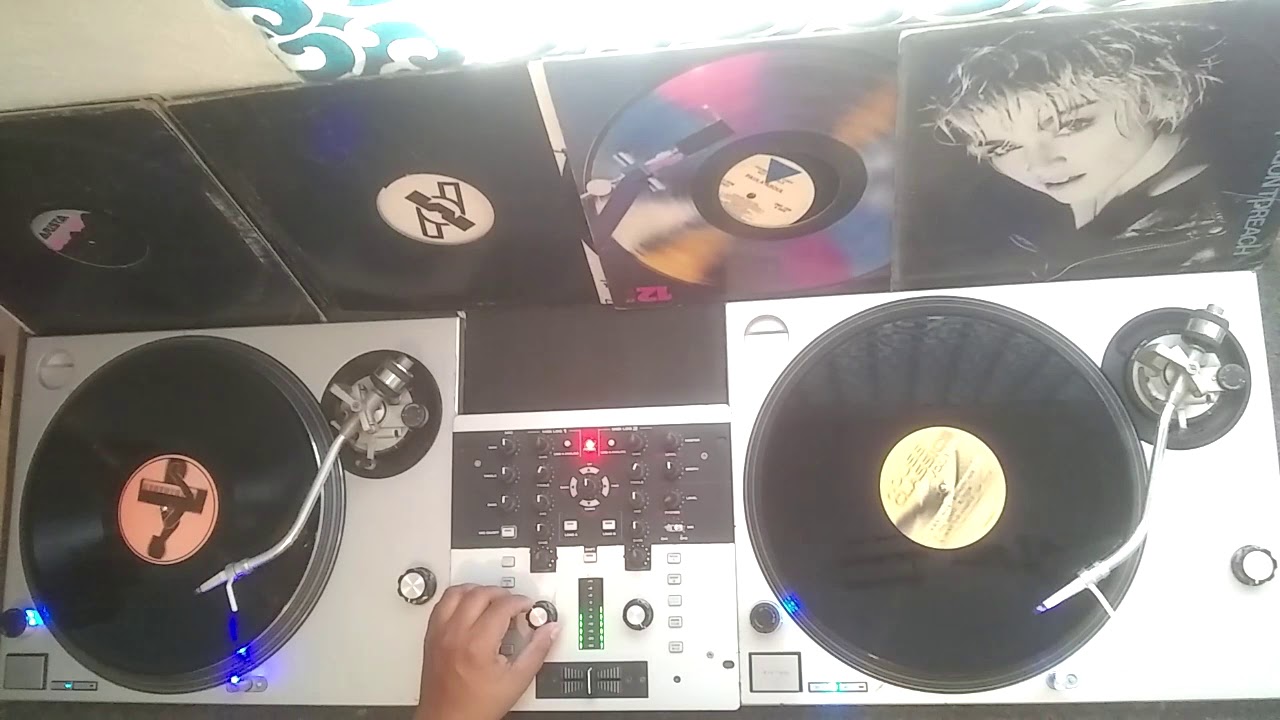 VINYL SET, TECHNICS CUSTOM,ROTARY MIXER