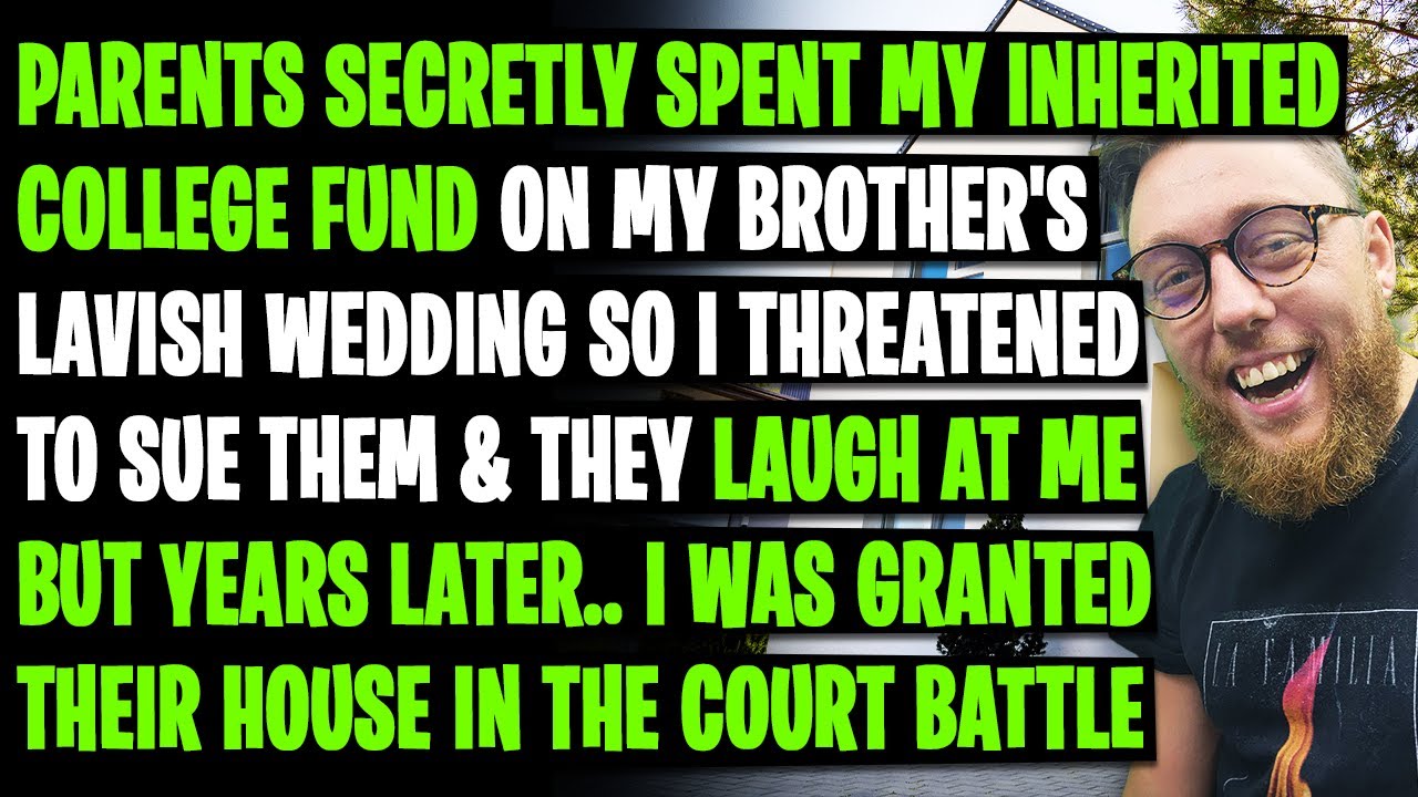 Parents Secretly Spent My College Fund on My Brother's Lavish Wedding So I Threatened to Sue Them