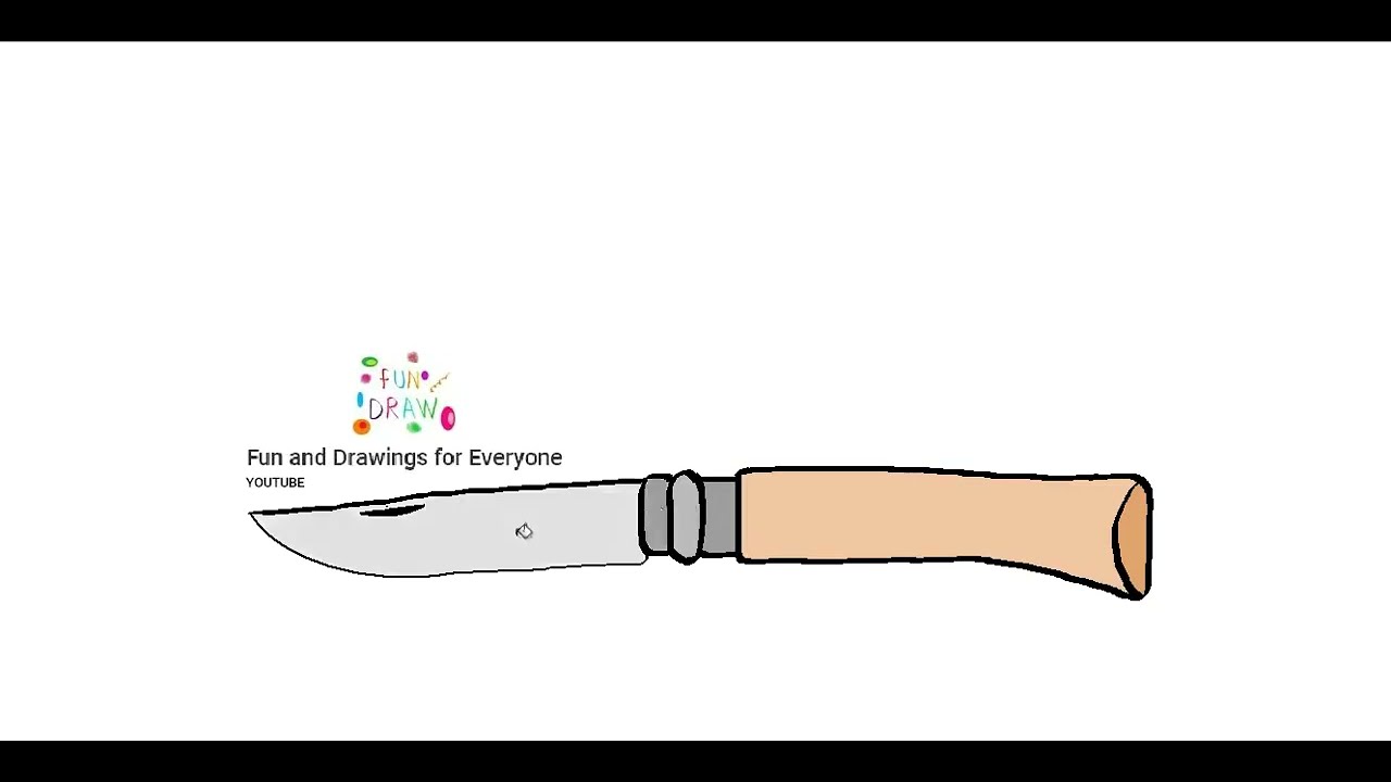 Hoe teken je een Frans mes? - YouTube