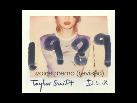 taylor swift voice memo revised youtube cool memos