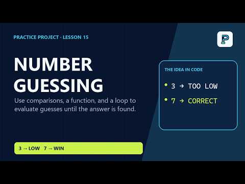 Build a Python Number Guessing Game | Project 15
