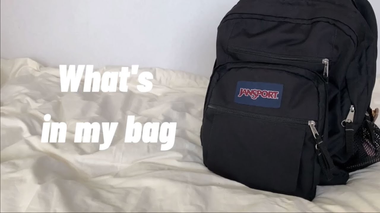 【What's in my bag】学校へ行く日のカバンの中身紹介