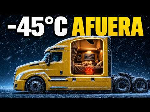Así Sobrevive un Camionero Dormido a -45°C