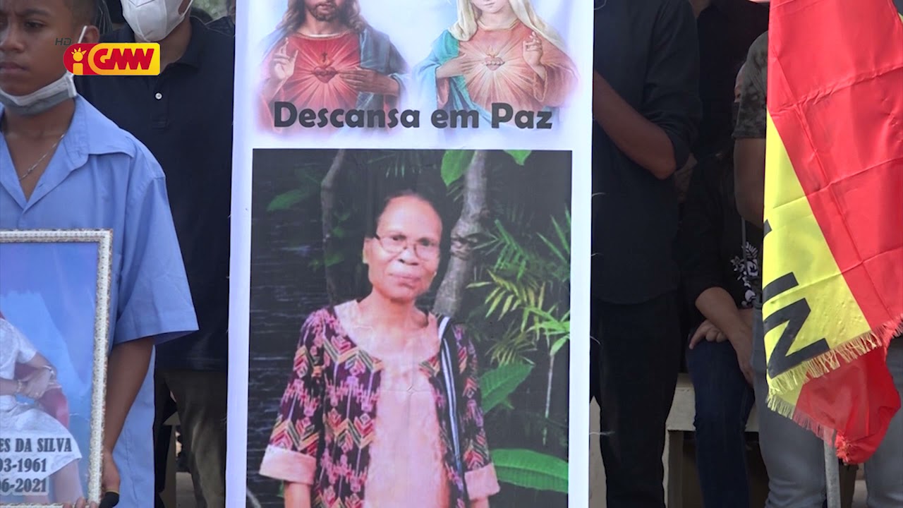 Veterana Maria Soares da Silva nia isin mate halót iha Jardin dos Herois da Patria Metinaru