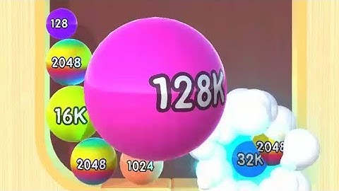 2048 Balls 3D - Gameplay All levels Unlock ball 64k 128k 256k ( Android, iOS )