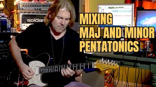 Blues with a Twist!- Blending Major and Minor Pentatonics #guitarsolo #pentatonicscale #bluesguitar