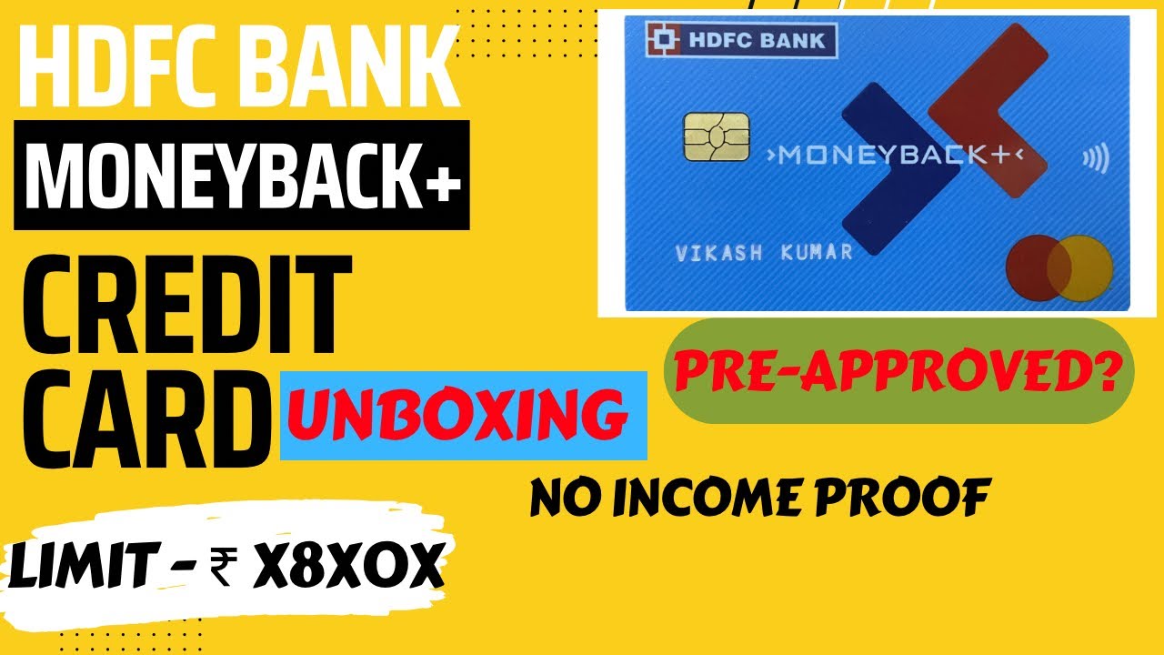 HDFC MoneyBack Plus Credit Card Unboxing Unboxing of HDFC MoneyBack
