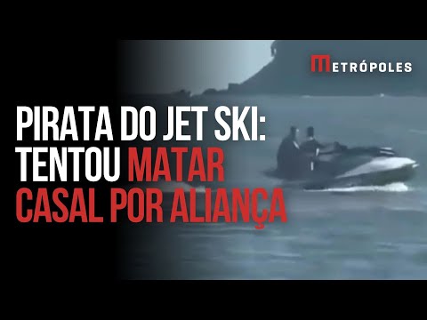 “Pirata do jet-ski” tentou latrocínio para roubar aliança dias antes de assaltar casal