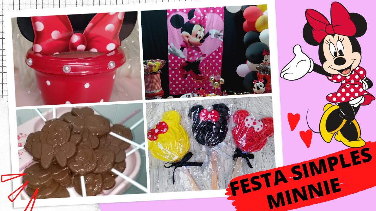 Festa da Minnie simples em casa Ideias e dicas , lembrancinhas ...