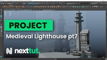 Maya Modelling Tutorial | Medieval Lighthouse Part 07